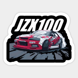 JZX100 MARK II tOYOTA Formula DRIFT car ebisu circuit Sticker